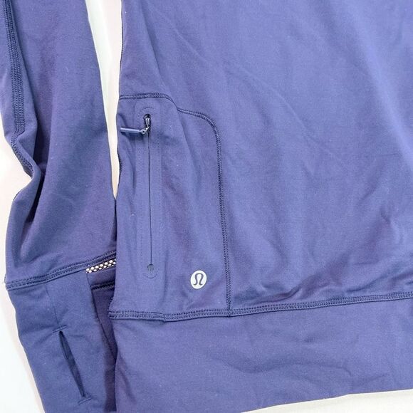 Lululemon Cadence Crusher Hoodie Womens 4 Deep Indigo Pullover Long Sleeve - Picture 8 of 9